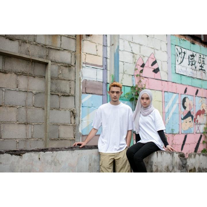 Product Introduction of Unisex Oversized T-Shirt Casual Cotton Plain 11