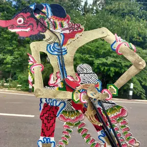 Wayang kulit Pragota Standar Bahan Kulit Ukutan Normal Gapit Bambu Kualitas Terbaik untuk koleksi Anda