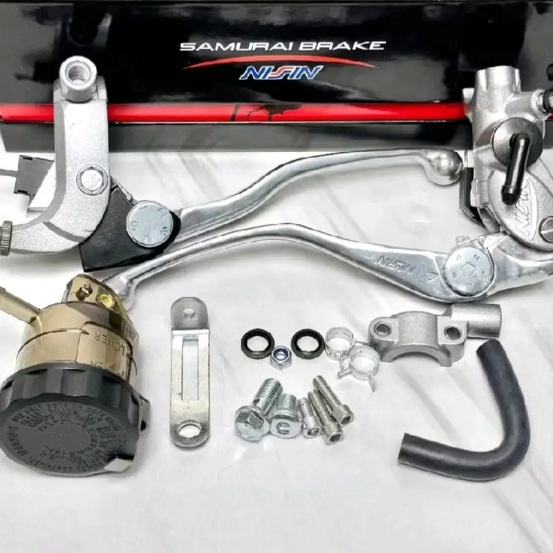 HANDLE MASTER REM NISZIN KAWASAKI Z1000 ZX1000 1SET KOPLING REM + TABUNG BIG SMOKE UNIVERSAL PNP VARIO/ MIO/ SATRIA FU/ SONIC/ RX KING/ TIGER/ F1ZR/ GTR/ KLX/ BEAT/ FINO/ VIXION/ R15 V2 V3/ NINJA R RR SS 150 250/ SPACY/ SCOOPY/ GENIO/ CRF 8