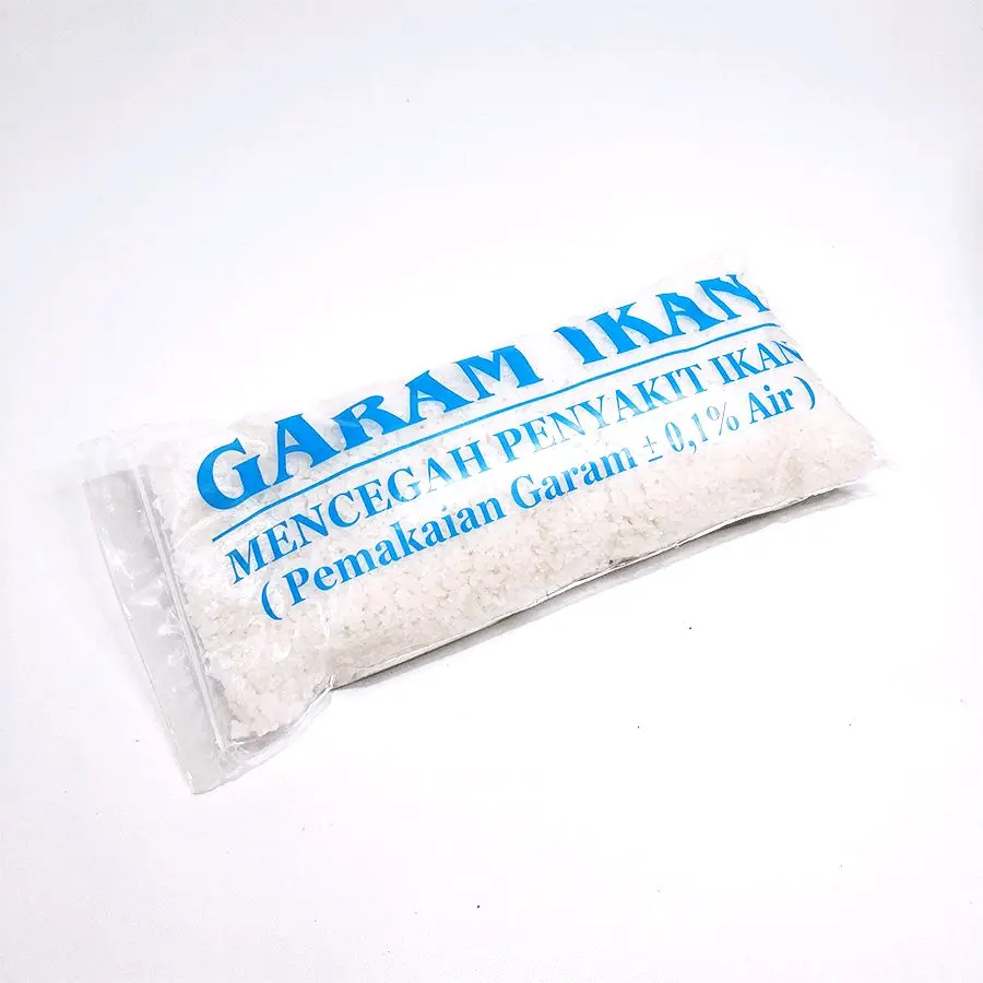 Juwana Garam Ikan 450 Gram Asli Mencegah Penyakit Ikan Pemakaian Garam 01 Air