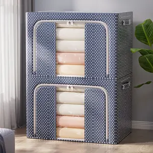 Kotak Penyimpanan Multifungsi Kamar |Storage box Pakaian Tahan Air Ringan Storage box organizer Rumah Box penyimpanan Asrama Container box Lipat