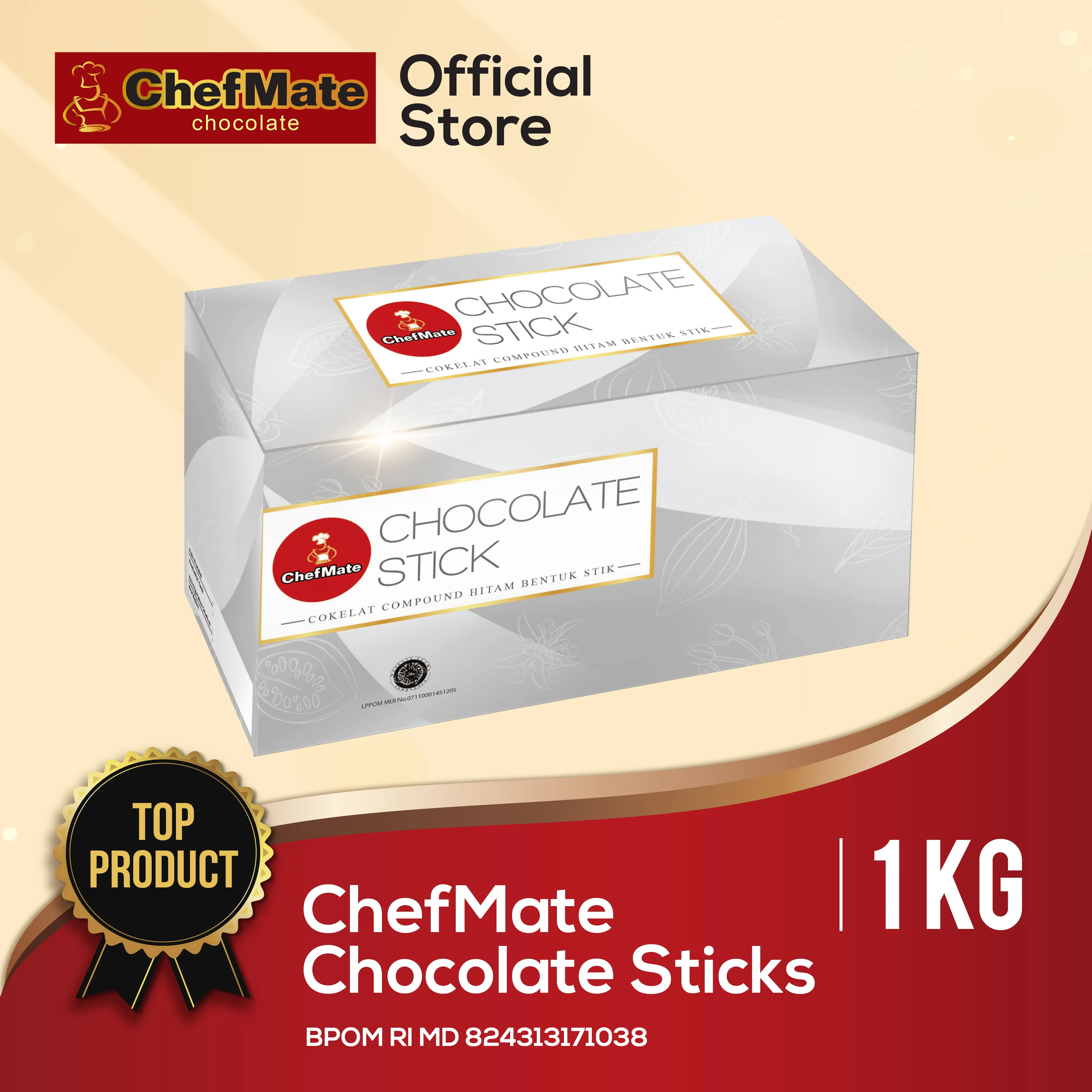 CHEFMATE CHOCOLATE STICK 1 KG - READY STOCK