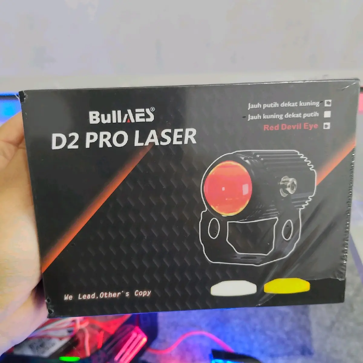 LAMPU TEMBAK D2 PRO LASER AES 15W