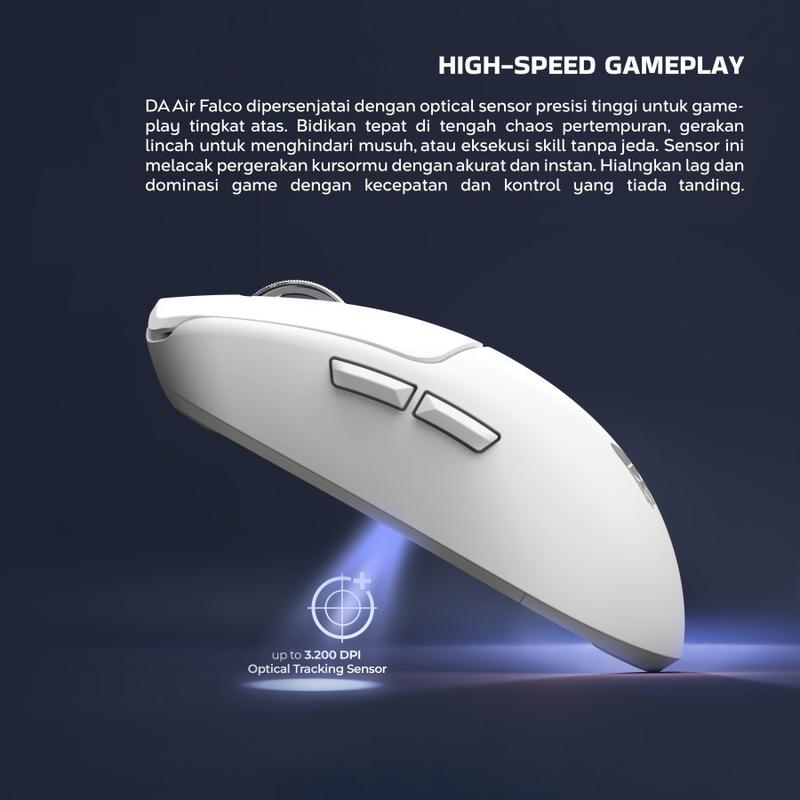 Digital Alliance / DA Air Falco One Ergonomic Dual Mode Connection Gaming Mouse 1