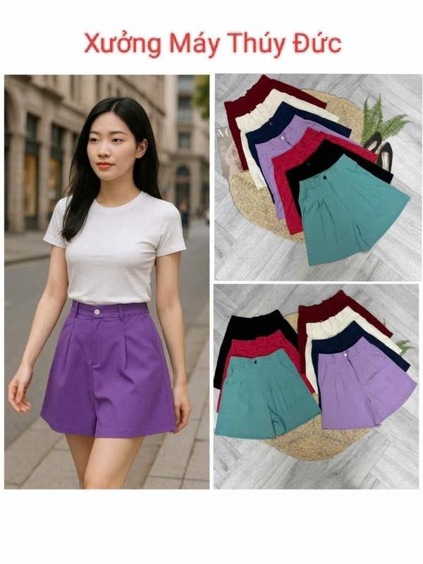 XẢ KHO QUẦN ĐÙI NỮ LINEN KHÓA LƯNG THUN KIỂU DÁNG ĐẸP . CÓ NHIỀU MÀU SẤC CHO CHỊ EM LỰA TRỌN.