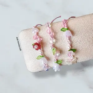 [TG098] 1Pcs - Gelang Mote Tali giok 1mm Premium