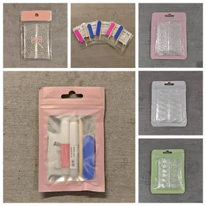 Toolkit Nail Art Manicure | Lem Cair – Paket Lengkap Kuku Palsu