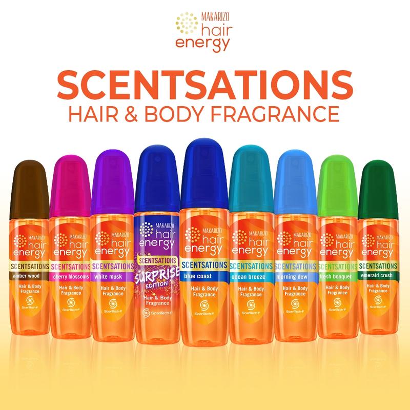 Makarizo Hair Energy Scentsations Hair Fragrance Amber Wood 100 mL Parfum Rambut / Perfume Wangi 3