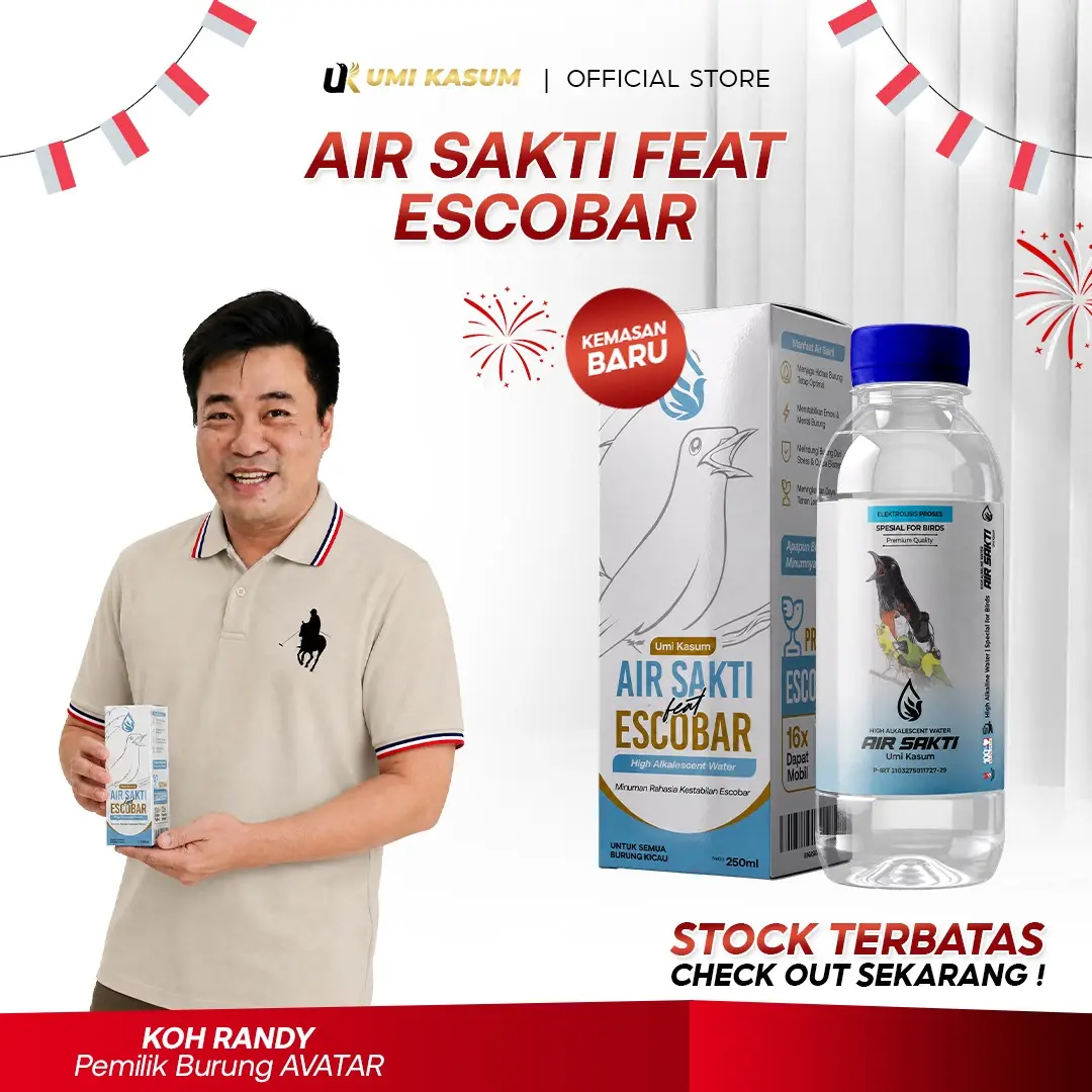 Air Sakti Umi Kasum | Anti Oksidan Tinggi yang dirancang khusus Untuk Minum Sang Burung Juara | Bisa Untuk Semua Burung | AFF | AS