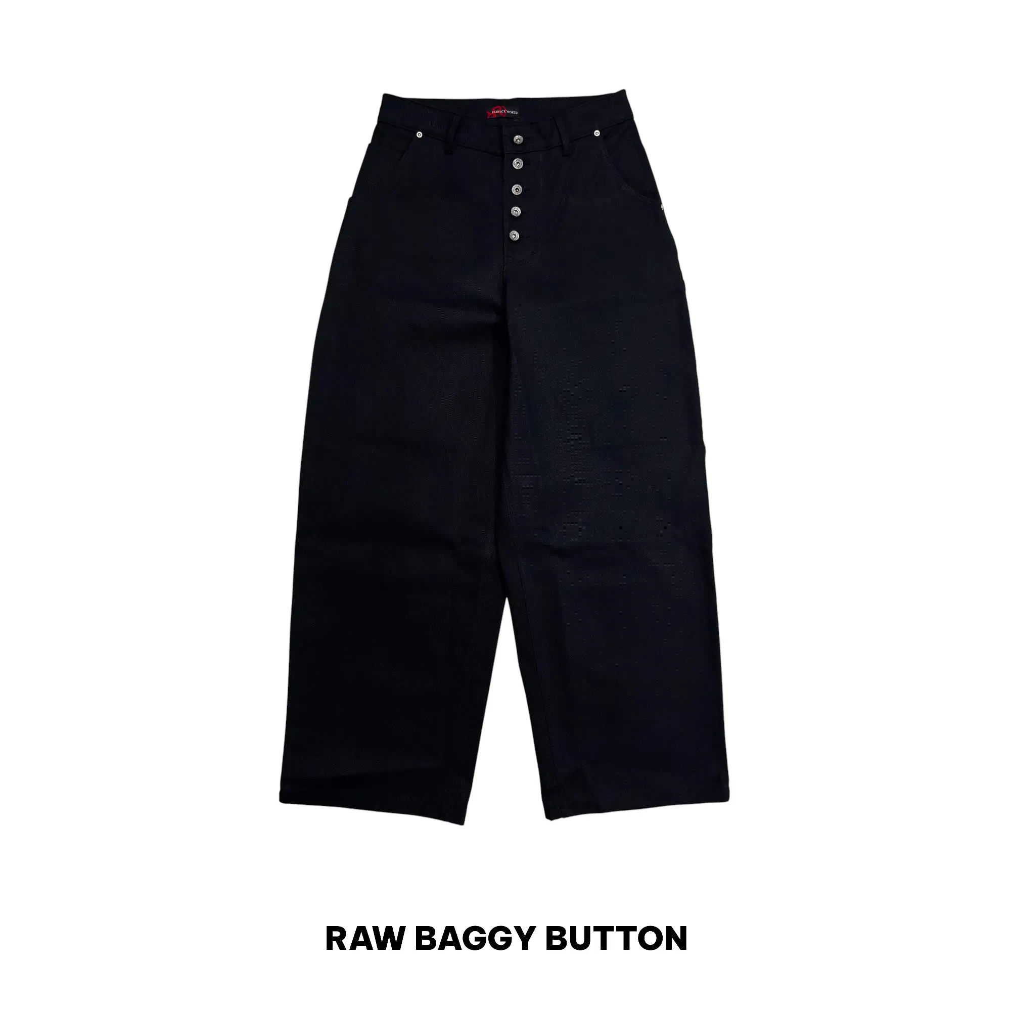 ANKOKU Raw Baggy Button