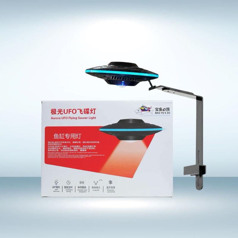 Đèn Thủy Sinh UFO BaoYu WRGB - Điều khiển App thông minh 14 Chế Độ Sáng, LED WRGB Cao Cấp, Đèn Led Hồ cá Hỗ Trợ Cá Cây Lên Màu Đẹp
