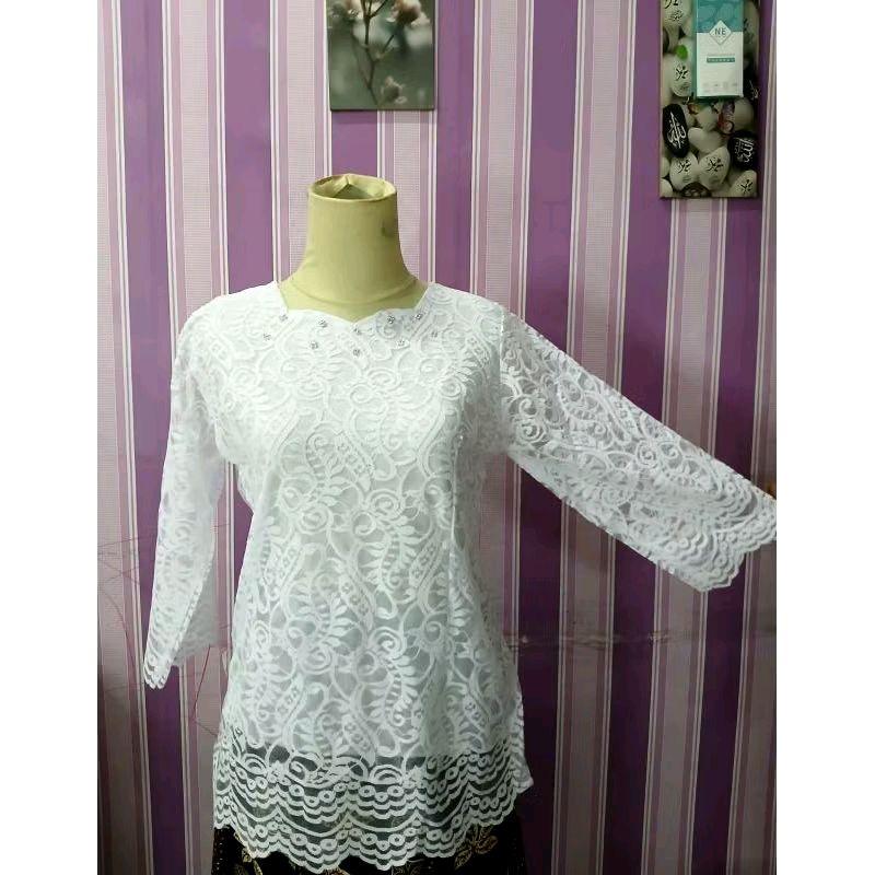 KEBAYA ATASAN WANITA TRADISIONAL TANGAN LURUS SMEI PRANCIS PREMIUM/KEBAYA MODERN / KEBAYA FORMAL ELAGAN TERBARU 2