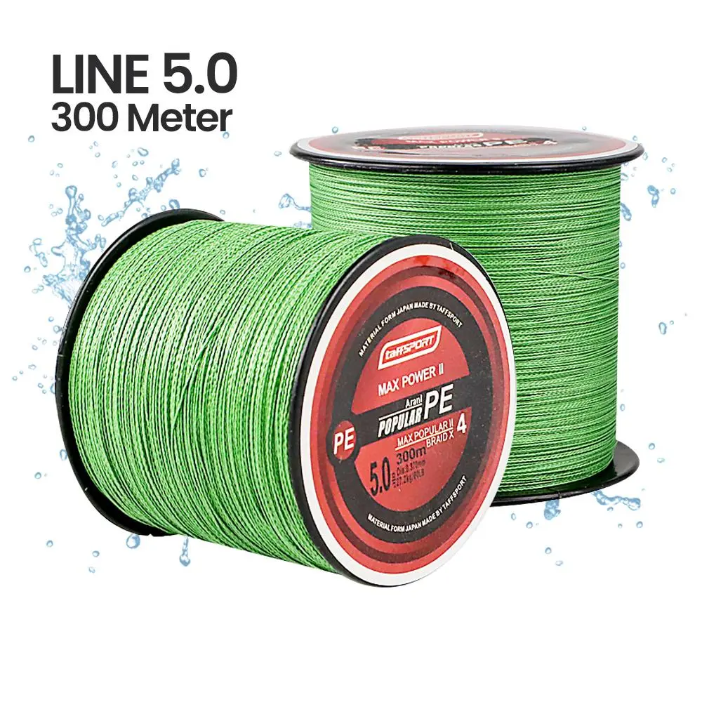 5.0 : 0.370 mm 27 kg Hijau 300 M