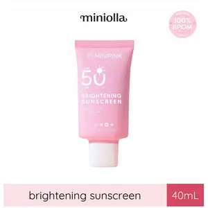 BPOM MINIPINK Brightening Sunscreen | Daily UV Shield Fast Absorbing Radiant & Healthy Skin Look Lightweight Texture MP029