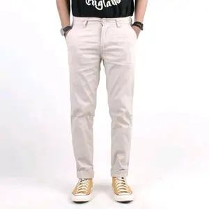 Celana Panjang Chino Pria Slim Fit Size (27-38) Stretch Katun Twill Diamond Casual Nyaman Formal Cowok Kerja Kantor slim fit Mocca Hitam Abu Grey