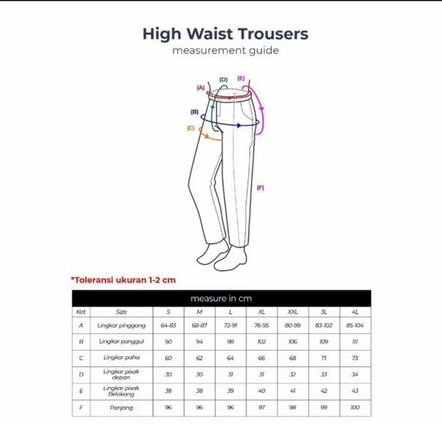 Product Introduction of Celana kantor wanita high waist trousers semiwool 0