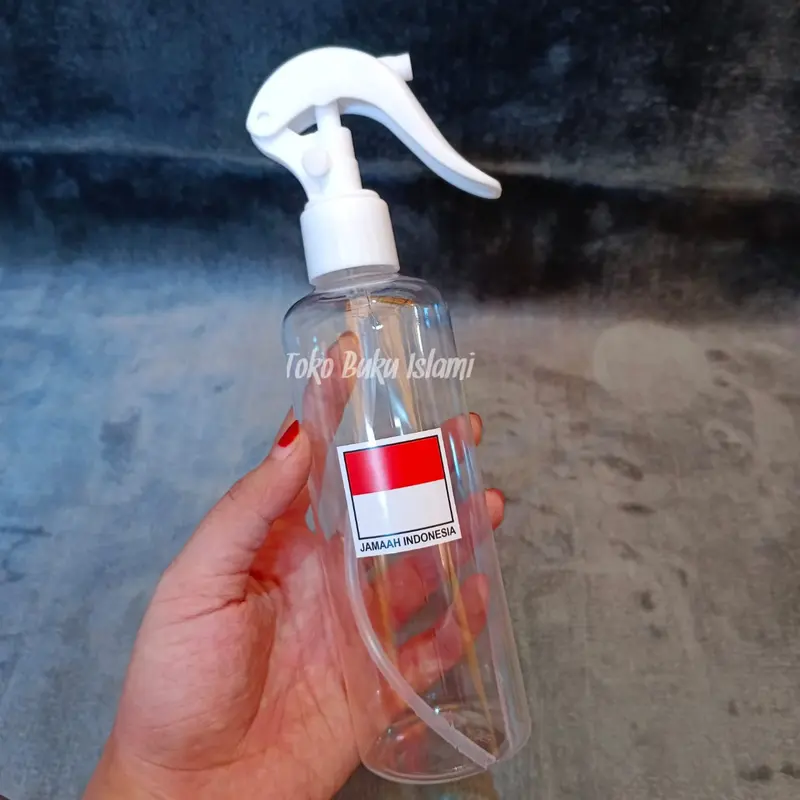 Botol Wudhu Spray Botol Spray Kosong Logo Indonesia 250ml Botol Wudhu Perlengkapan Haji dan Umroh 2