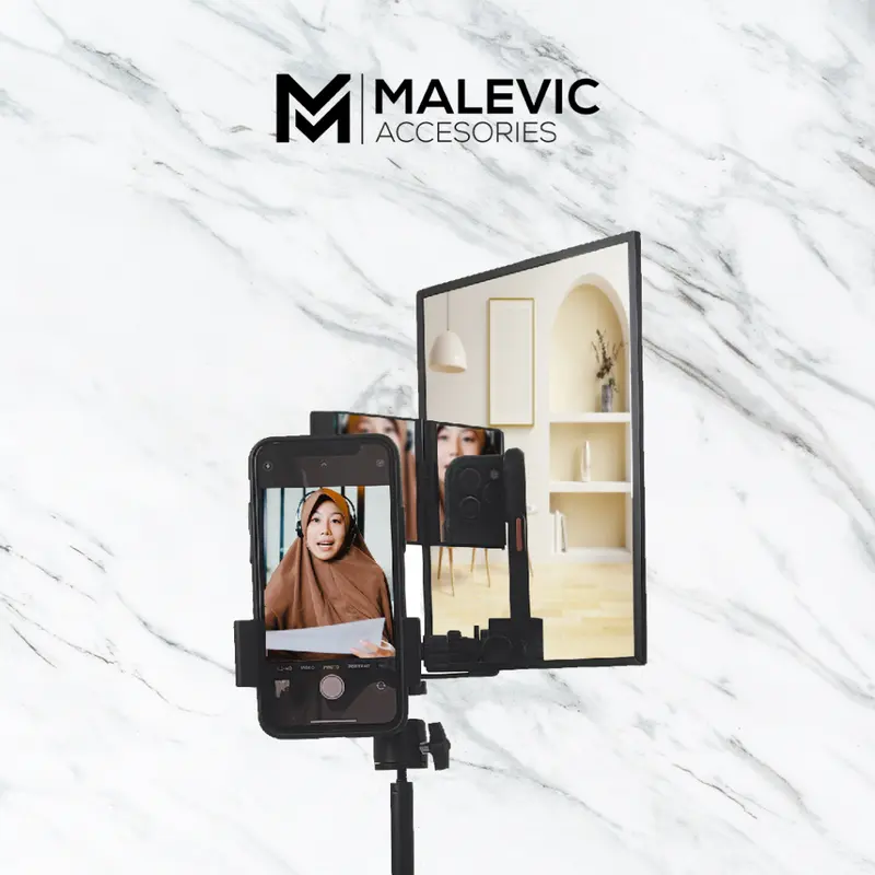 [MA] V1 MIRROR STAND / KACA BERDIRI LIVE / ALAT KACA UNTUK LIVE / ALAT VIRAL KACA LIVE / ALAT UNTUK LIVE/ ALAT CONTENT CREATOR/ AKSESORIS SELFIE 7