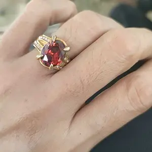 [HANYA BATU] BATU PERMATA AMERICAN DIAMOND OVAL CUT