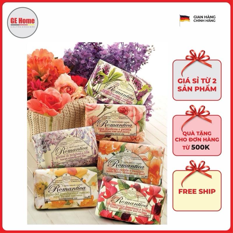 Bánh xà phòng tắm dưỡng da Xà phòng Ý - 250Gr - thơm sang hàng LUXURY
