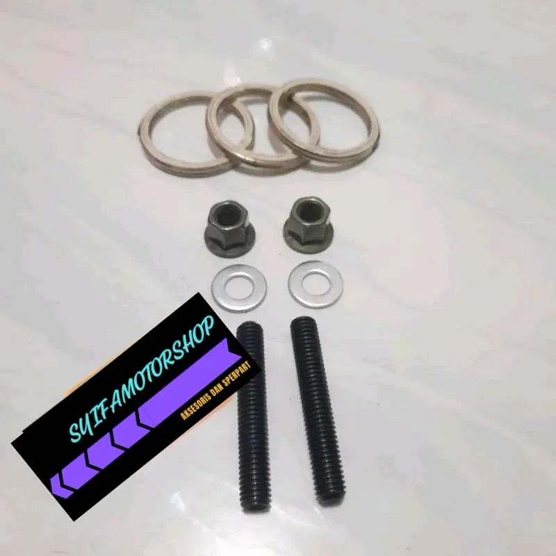 (PROMO) BAUT TANAM KNALPOT SATRIA FU PAKET PAKING KNALPOT SATRIA FU GASKET KNALPOT 1