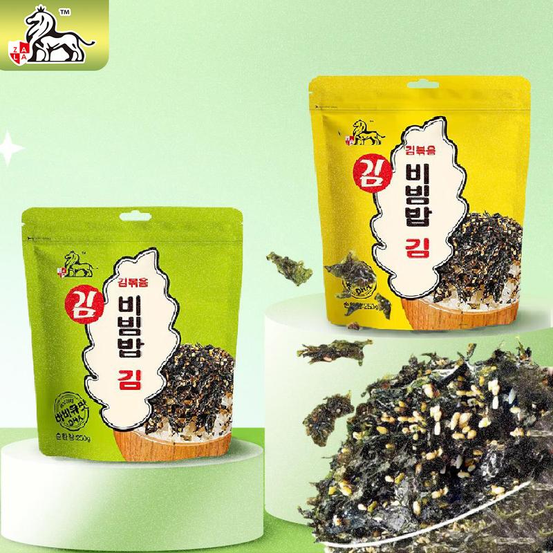 【ZALA Official Rong biển 250g-1000g Ngon khỏe mạnh và bổ dưỡng cơm trộn  rêu biển  thực phẩm bổ sung cho trẻ em không thêm vào