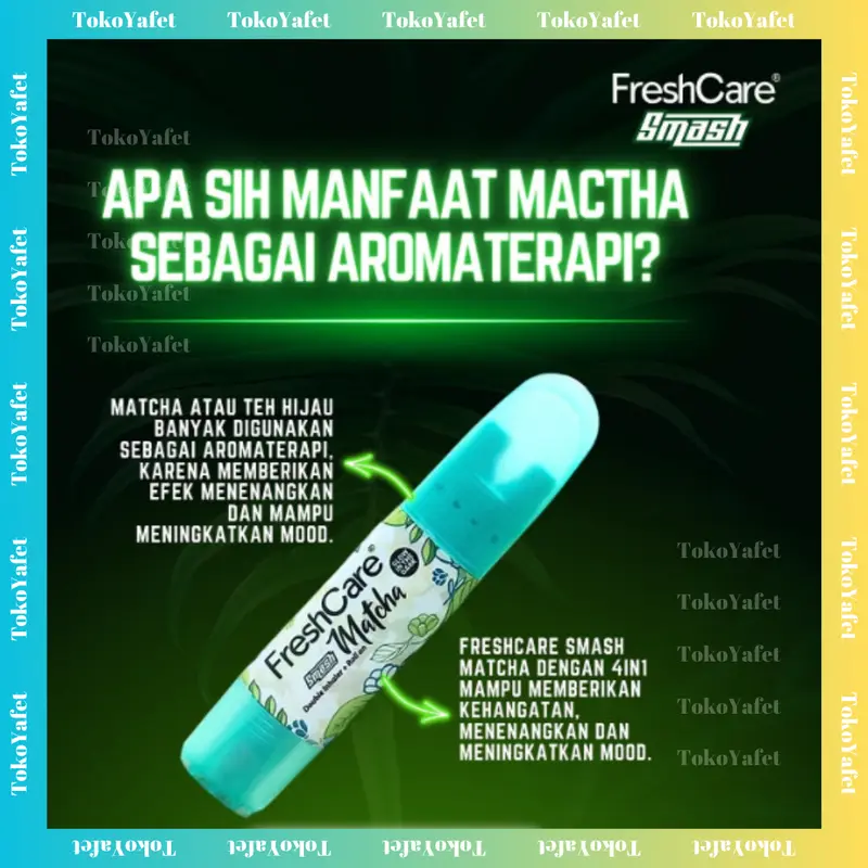 FRESHCARE SMASH Double Inhaler + Roll On 4 in 1 Viral Original Asli Termurah Terpopuler, Ada Tali / Lanyard Freshcare SMASH juga, Tersedia Varian Merah dan Hijau (MATCHA) 6