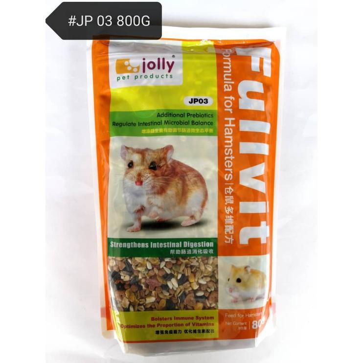 Jolly FullVit Hamster Food Feed 800gram  [JP03, JP 03, Full Vit] Makanan