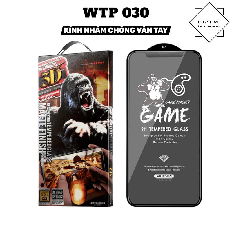  Kính Cường lực KK Nhám Chống Bám Vân Tay chơi Game WK Design  WTP030 Chính Hãng 9H Bảo Vệ Toàn Diện Chống Trầy Xước Va Đập Tốt 