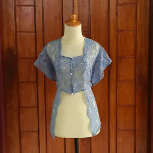 Kebaya Kutubaru CORNELIA Outer untuk Wanita - Dress Cantik Baju Kondangan/Wisuda Brukat Premium CORNELIA