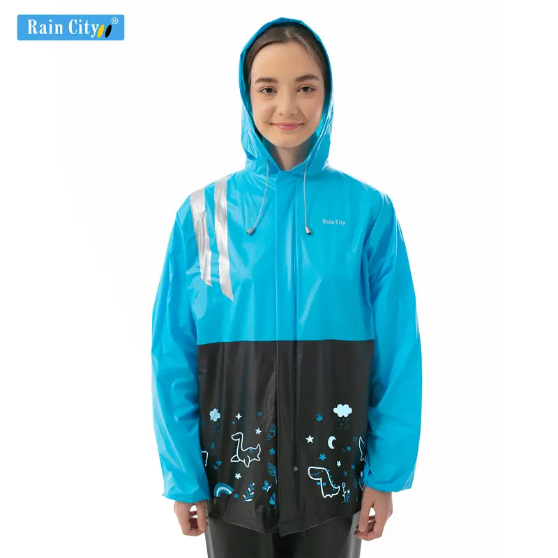 Jas Hujan Setelan Basic Doodle - 67161 6