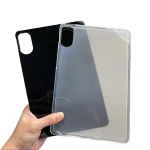 COVER COMPATIBLE UNTUK XIAOMI REDMI PAD 2 11 inch 2025 SILIKONE CASING TPU SOFTCASE Hitam Putih