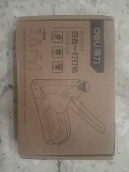 Product Review of Deli Tools Staples Tembak / Stapler Gun  Tacker 4 in 1 DL238004 Alat Stationery from J**h 0