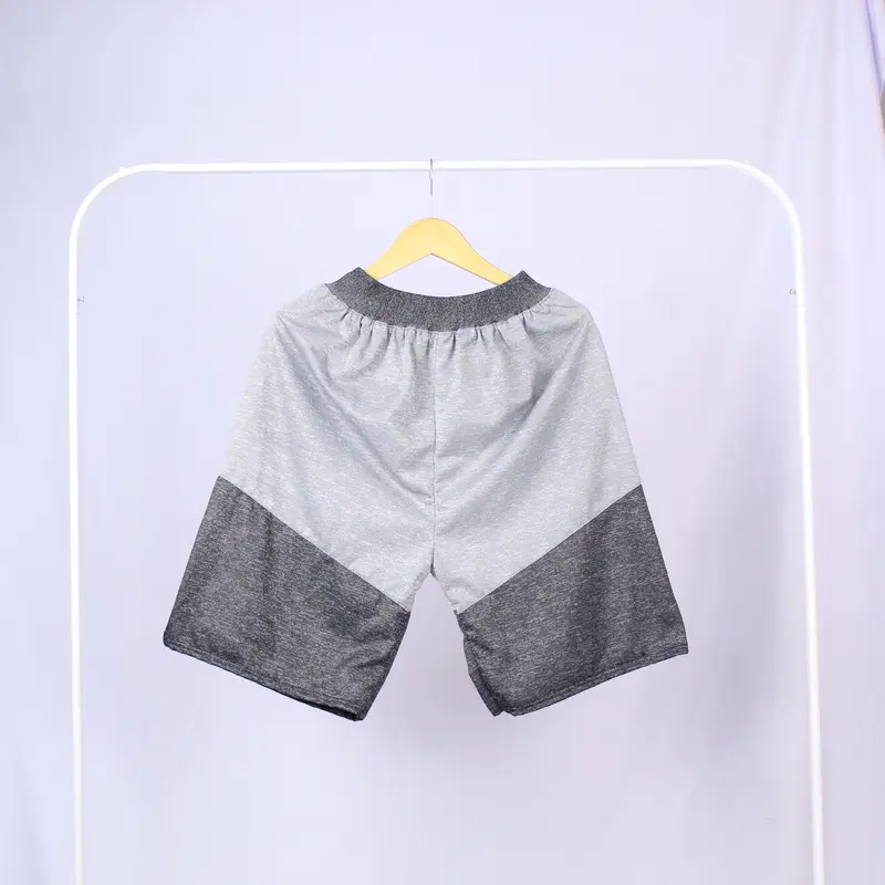Celana Pendek Jumbo Pria Kolor [PAKET HEMAT 100RB DAPAT 4 PCS] Shortpants Short Pants Karet Polos Melar Elastis Santai Rumahan Abu Tua Muda Cowo Cowok Laki Dewasa Remaja Oversize Big Size Adem Tebal Fleeceterry Nyaman Murah 2