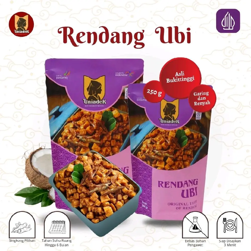 RENDANG SINGKONG TERI (250g)