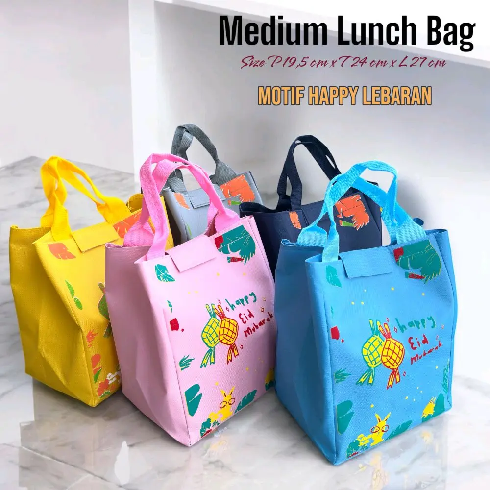 Tas Fungsional Sablon Idul Fitri Pakai Perekat Makanan