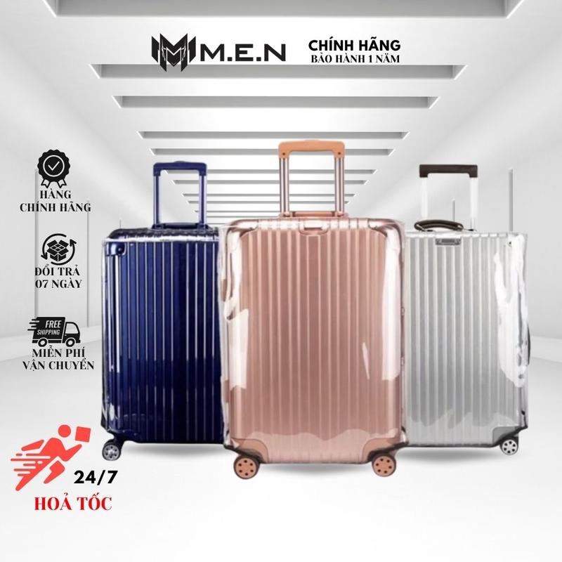 Trùm vali nhựa Trong suốt có Viền villal K501 {cao cấp}