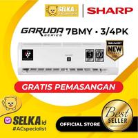 Gambar AC SHARP AH-AP7BMY / 7 BMY AC SPLIT 3/4 PK STANDARD PLASMACLUSTER - Unit Only - UNIT ONLY dari Selka ID Specialist AC Kota Administrasi Jakarta Barat 1 Tokopedia