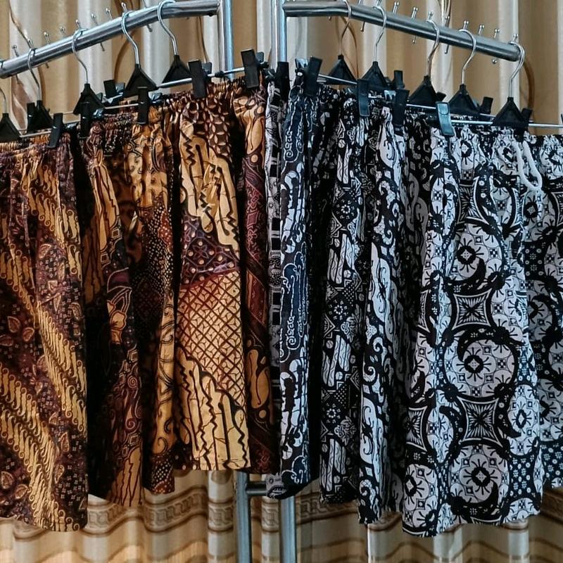 Celana Batik Boim untuk Anak dan Dewasa, Bahan Katun Adem dan Nyaman -Panjang, Pria 2