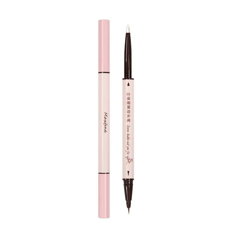 Product Introduction of Double-Headed Eyeliner Pen 2-in-1 ing High Pen Waterproof Easy To Not Sweatproof Fade D2Q7 20
