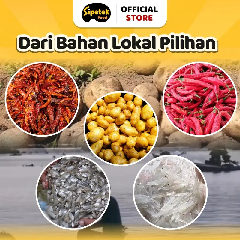 [Spesial] - Paket Bundling Kentang Mustofa dan Teri Crispy Toples Sipetek 5