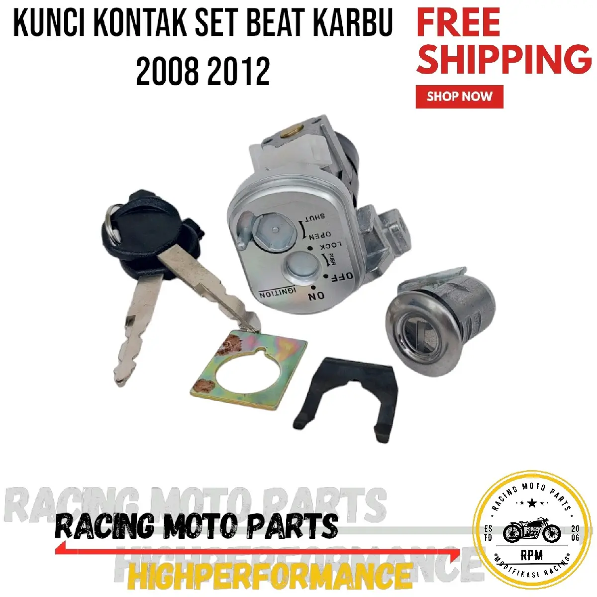Kunci Kontak Set Beat - Beat Karbu 2008 - 2012 Set sadel Kualitas Bagus