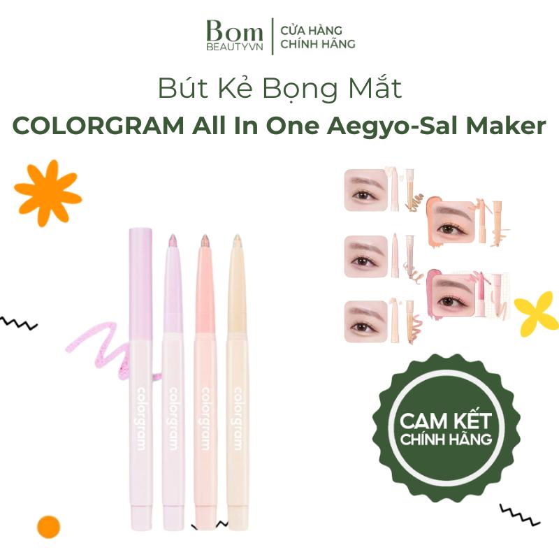  Bút Kẻ Bọng Mắt COLORGRAM All In One Aegyo-Sal Maker -  Date 2027  