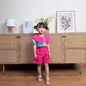 DANIKA ONE SET-Setelan anak bahan rayon dan linen rami untuk usia 1-8 tahun