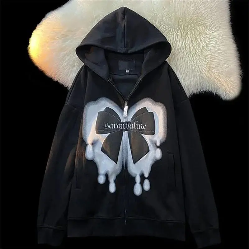 Sweater Wanita Hoodie Zipper Anak Dan Dewasa Harga Hemat - Pita Saramatine