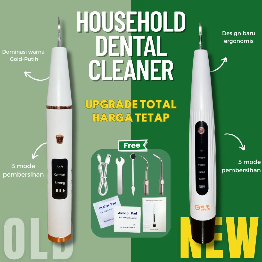 Household Dental Cleaner / Pembersih gigi ultrasonik rumah