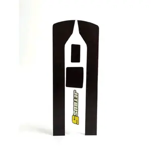 Aksesoris Mika Kaca Samping Hitam Mengkilat Full Set untuk Miniatur Bus Plastik Tidak Bisa Tembus Pandang