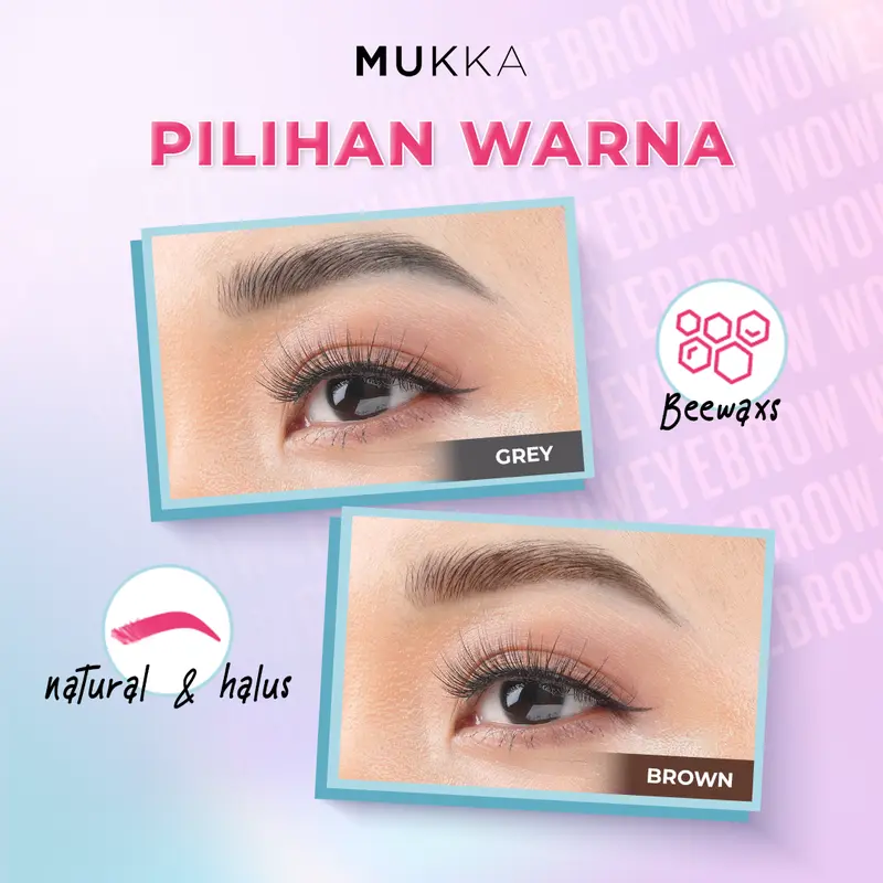 Mukka Woweyebrow - Pensil Alis Mekanik dengan Ujung Pensil Pipih 0.5 mm | Mudah digunakan - 0.17 gr 2