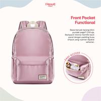 Gambar EVERNEXT WOMEN Tas Ransel Wanita Waterproof Tas Sekolah Kuliah Cewek Anti Air Backpack Laptop Vienna - PINK dari EVERNEXT WOMEN Kota Tangerang 5 Tokopedia