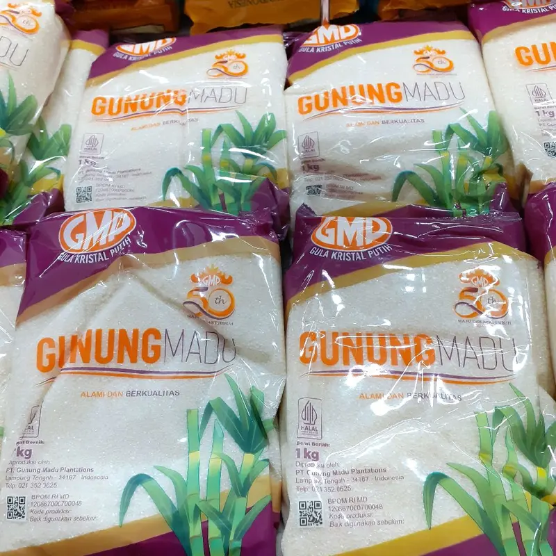 Promo Grosir 3 Pcs Gula GMP Gunung Madu 3 x 1 Kg Murah Premium Murni 1